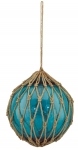 Fischerkugel LED-Licht meeresblau ca. Ø 20 cm
